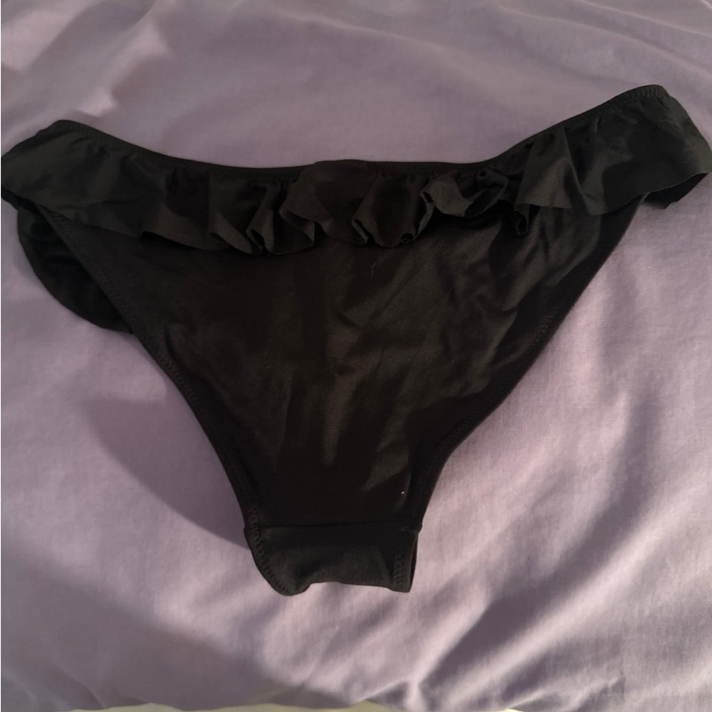 H&M Black Ruffled Swim Bottom - Picture 3 of 3